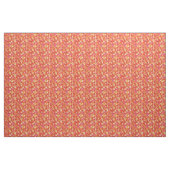  aangepaste rode veldeoppingen op witte verbinding stof (Yard (91,4 cm))