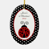 Aangepaste rode versiebug voor aangepaste versieri keramisch ornament (Voorkant)