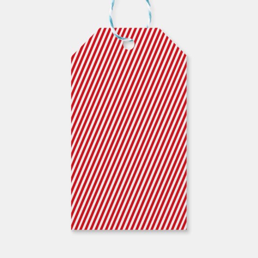 Aangepaste  rode vrachtwagen Trendy Merry Christma Cadeaulabel (Achterkant)