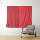 Aangepaste rode wandtapijt – onderste helft textuu wandkleed (In Situ (horizontaal))