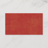 Aangepaste Rode Witte Kerst Wedding Place Card Plaatskaartje (Achterkant)