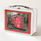 Aangepaste Rode Zigeuner mini caravan Thunder_Cove (Voorkant)