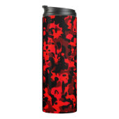 Aangepaste rode zwarte camouflage thermische tumbl thermosbeker (Geroteerd rechts)