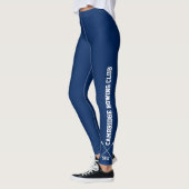 Aangepaste Roeivereniging Leggings Roeier Naam Mon (Links)