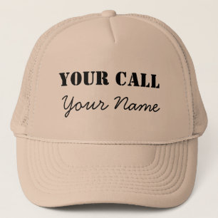Aangepaste roepnaam trucker pet