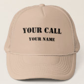 Aangepaste roepnaam trucker pet (Voorkant)