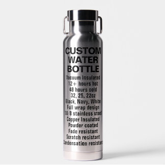 Aangepaste Roestvrij staal & Koper Vacuümfles Waterfles