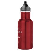 Aangepaste, roestvrijstalen waterfles (Rechts)