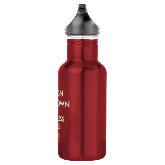 Aangepaste, roestvrijstalen waterfles (Rechts)