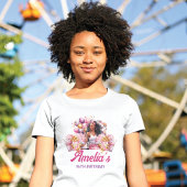 Aangepaste Rollercoaster Party Afro-Amerikaans T-shirt