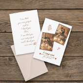 Aangepaste Romance 2 foto-feestdag Kaart