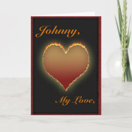 Aangepaste Romance Hart Valentijnsdag Kaart