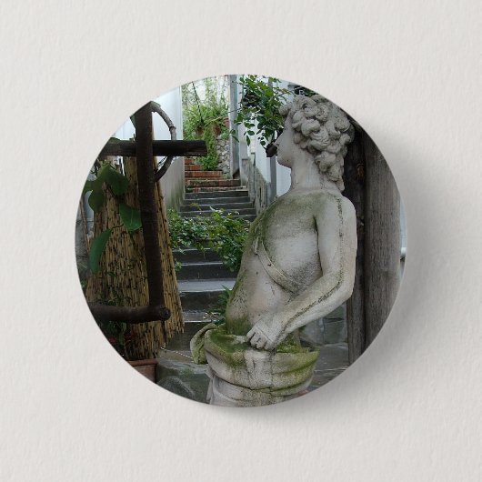 Aangepaste Romantic Italië-knop Ronde Button 5,7 Cm (Voorkant)