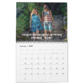 Aangepaste Romantische Liefde Gezegden Koppels Fot Kalender (Jan 2027)