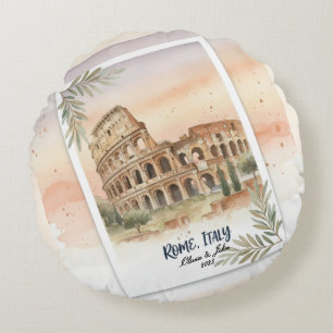 Aangepaste Rome Italië huwelijksreis- of vakanties Rond Kussen