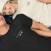 Aangepaste Romeinse nummerdatum Jubileum groen Tri-Blend Shirt