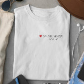 Aangepaste Romeinse nummerdatum Jubileum T-shirt
