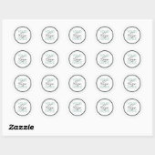 Aangepaste ronde bedrijfstickers – Logo-label Sticker (Vel)