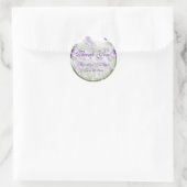 Aangepaste Ronde Bohemian Weddenschappen Ronde Sticker (Tas)