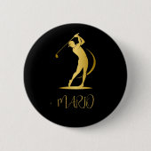 Aangepaste Ronde Button met golfontwerp (Voorkant)