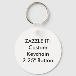 Aangepaste ronde Button Sleutelhanger sleutelgroep