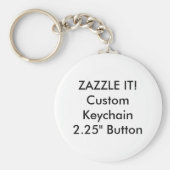 Aangepaste ronde Button Sleutelhanger sleutelgroep (Voorkant)