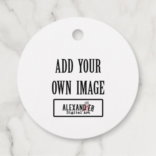 Aangepaste ronde cadeaus en bedankjes labels (Achterkant)