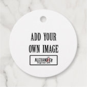 Aangepaste ronde cadeaus en bedankjes labels (Voorkant)