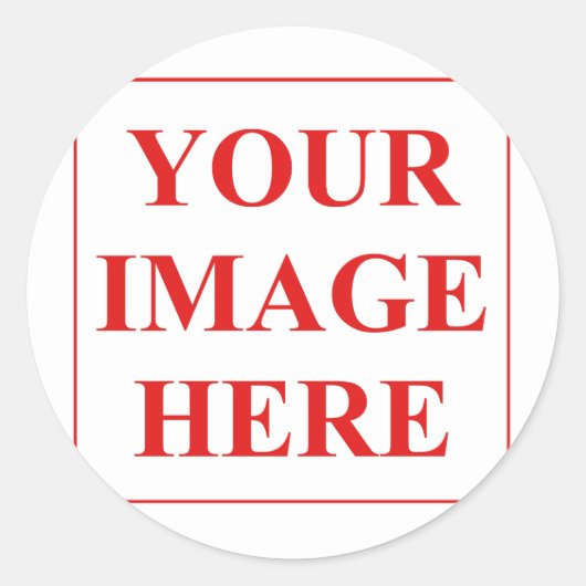 Aangepaste ronde cirkel Sticker te personaliseren (Voorkant)