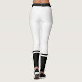 Aangepaste ronde cirkel zakelijke Logo stijlvolle  Leggings (Achterkant)