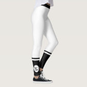 Aangepaste ronde cirkel zakelijke Logo stijlvolle  Leggings (Rechts)