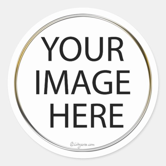 Aangepaste ronde envelop voor afdichtingen/Sticker Ronde Sticker (Voorkant)