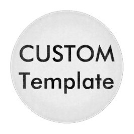 Aangepaste ronde glas snijden snijplank 12"