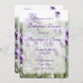 Aangepaste ronde lavender Bohemian repetitie Uitno Kaart (Voorkant / Achterkant)