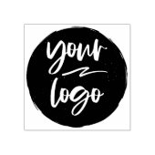 Aangepaste ronde Logo Business Design Uw eigen bed Rubberstempel (Afrduk)