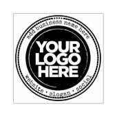 Aangepaste ronde Logo en tekst voor schrijfmachine Rubberstempel (Afrduk)