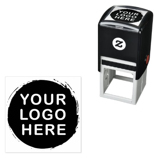Aangepaste ronde Logo of Afbeelding rubberen stemp Zelfinktende Stempel (In situ)
