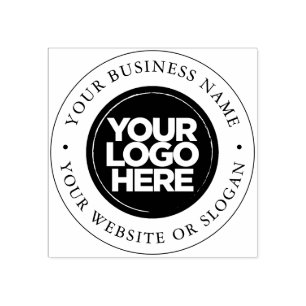 Aangepaste ronde Logo Rubberstempel