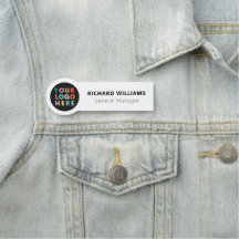 Aangepaste ronde Logo werknemer Magnetische of vei