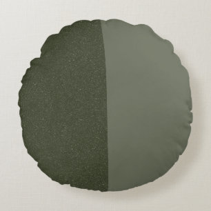 Aangepaste ronde mos groen kussen – mat + textuur