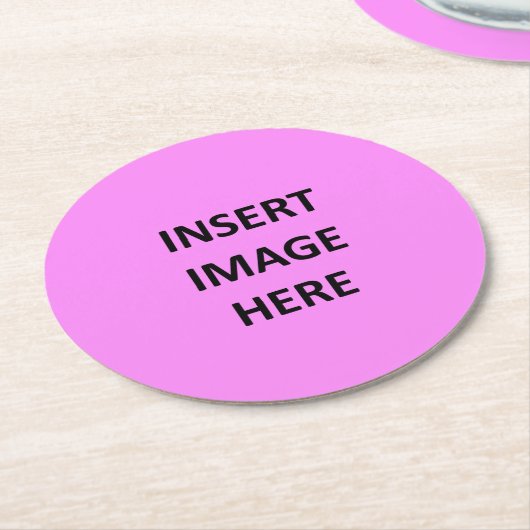 Aangepaste ronde Onderzetter Sjabloon (Gebogen)