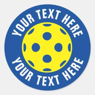 Aangepaste ronde pekeltennisstickers ronde sticker