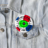 Aangepaste ronde pintball-knoppen op feestdag ronde button 7,6 cm (In situ)