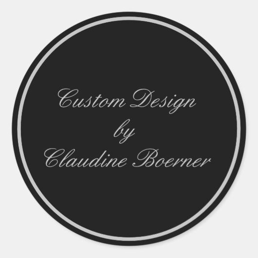 Aangepaste, ronde productsticker ronde sticker (Voorkant)