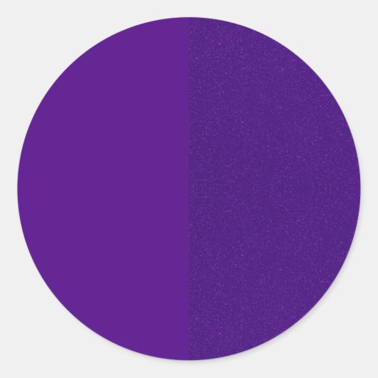 Aangepaste ronde Sticker – Solid & Noise Paarse Sp (Voorkant)