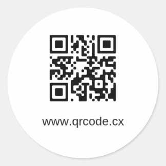 Aangepaste ronde ticker sticker