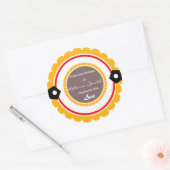 Aangepaste Ronde Uit de Keuken van Stickers Gift L (Envelop)