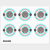 Aangepaste Ronde Uit de Keuken van Stickers Gift L (Vel)