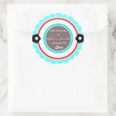 Aangepaste Ronde Uit de Keuken van Stickers Gift L (Tas)