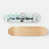 Aangepaste röntgenskeletten vanmiddag rol persoonlijk skateboard (Horizontaal)